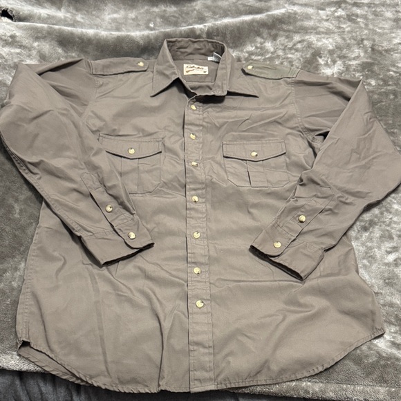 Cabela's Men's Dress Shirt in Brown - Picture 1 of 4